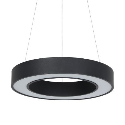 LED luster na sajli UNION LED/40W/230V 3000/4000/6500K prečnik 40 cm crna