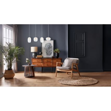 LED luster na sajli VASO LED/15W/230V beli