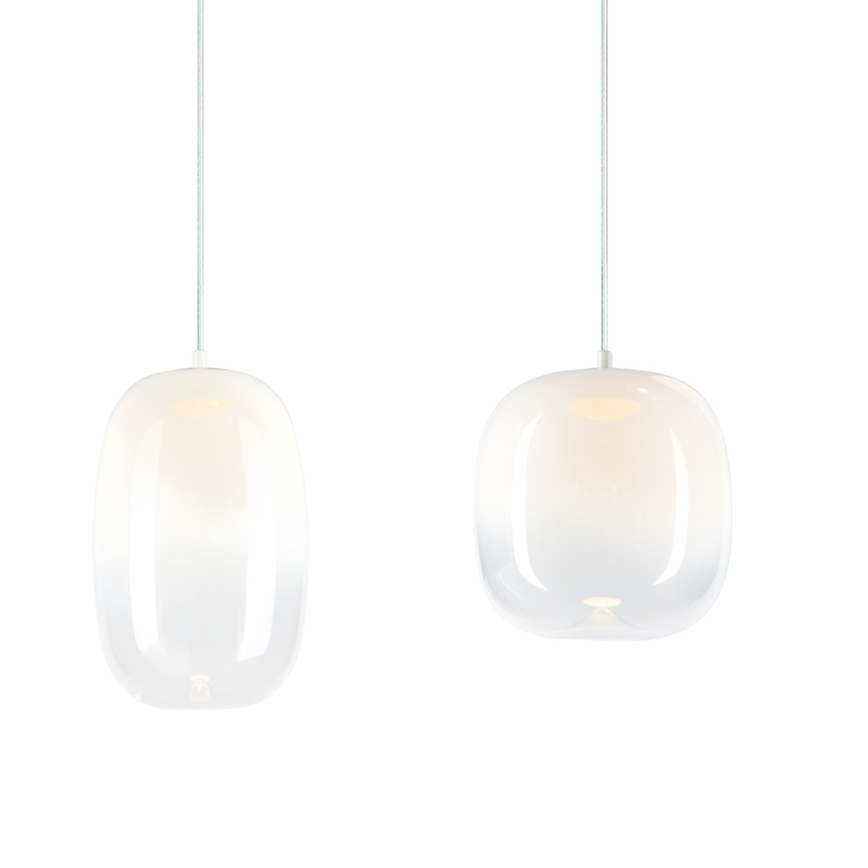 LED luster na sajli VASO LED/15W/230V beli