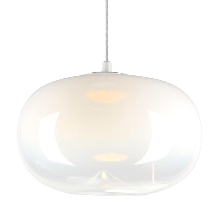 LED luster na sajli VASO LED/4W/230V Ø 18 cm bela