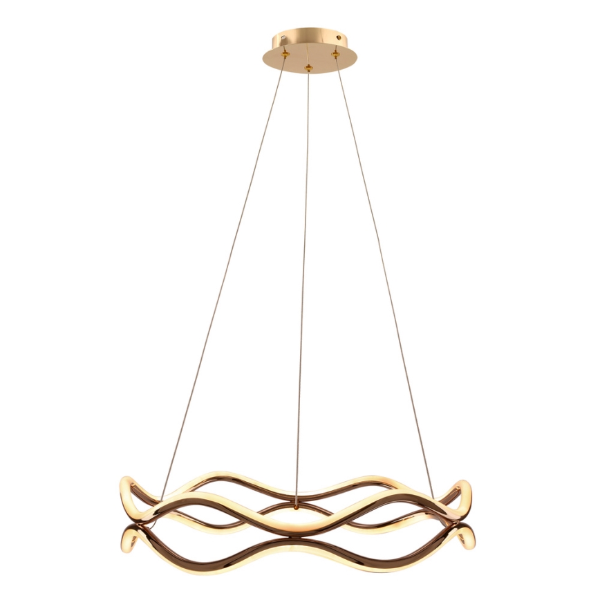 LED luster na sajli VAVE LED/28W/230V roze zlato