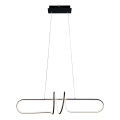 LED luster na sajli VERTIGO LED/54W/230V crni
