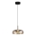 LED luster na sajli VETRO LED/6W/230V prečnik 23 cm bež/crna
