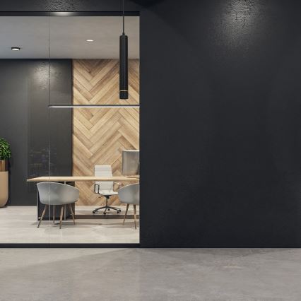 LED luster na sajli za šinski sistem TRACK PENDANT LED/3W/230V crna