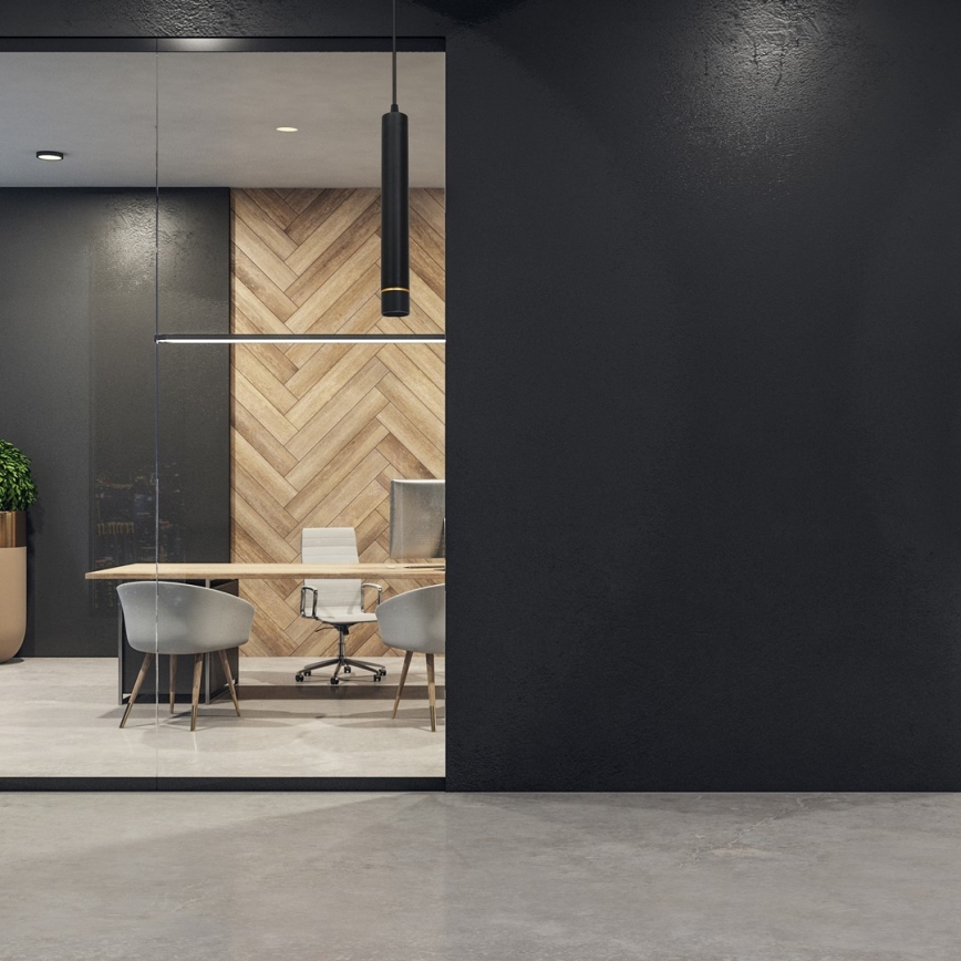 LED luster na sajli za šinski sistem TRACK PENDANT LED/3W/230V crna