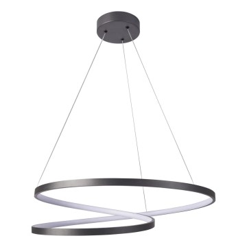 LED luster na sajli ZEFIRA LED/52W/230V 4000K Ø 60 cm antracit