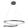 LED luster na sajli ZEFIRA LED/52W/230V 4000K Ø 60 cm antracit