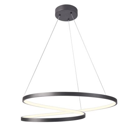 LED luster na sajli ZEFIRA LED/52W/230V 4000K Ø 60 cm antracit