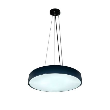 LED luster sa prigušivačem na sajli LED/50W/230V 3000-6500K crna + daljinski upravljač