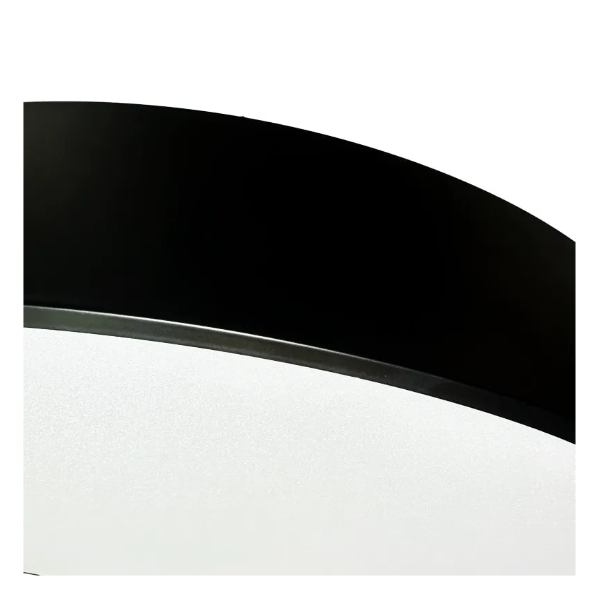 LED luster sa prigušivačem na sajli LED/50W/230V 3000-6500K crna + daljinski upravljač