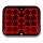 LED magleno svetlo SINGLE LED/1,9W/12V IP67 crveno