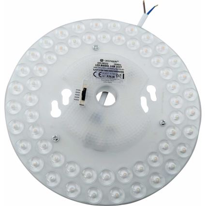 LED magnetni modul LED/12W/230V, prečnika 12,5 cm, 2700/3000/4000/5000/6500K