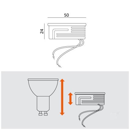 LED modul LED/6,5W/230V 6000K
