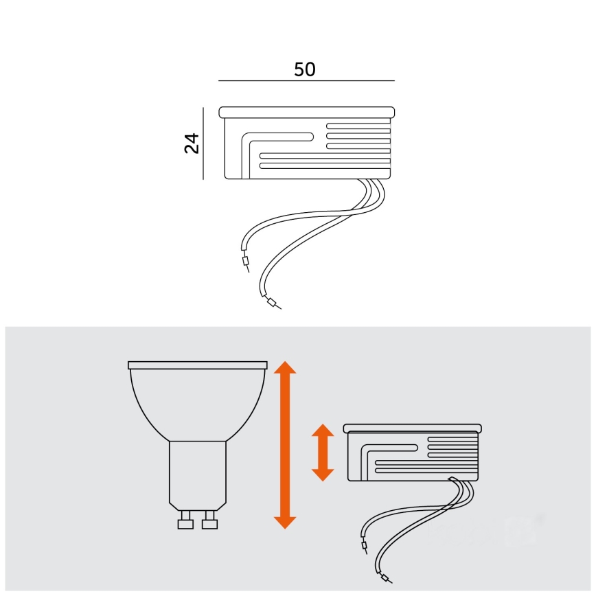 LED modul LED/6,5W/230V 6000K
