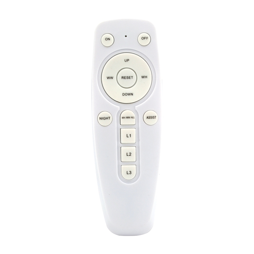 LED prigušiva plafonska lampa SIENA LED/72W/230V bela + daljinski upravljač