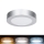 LED nadgradni/ugradni panel 2u1 LED/12W/230V 3000/4000/6000K prečnik 17 cm IP54 srebrni
