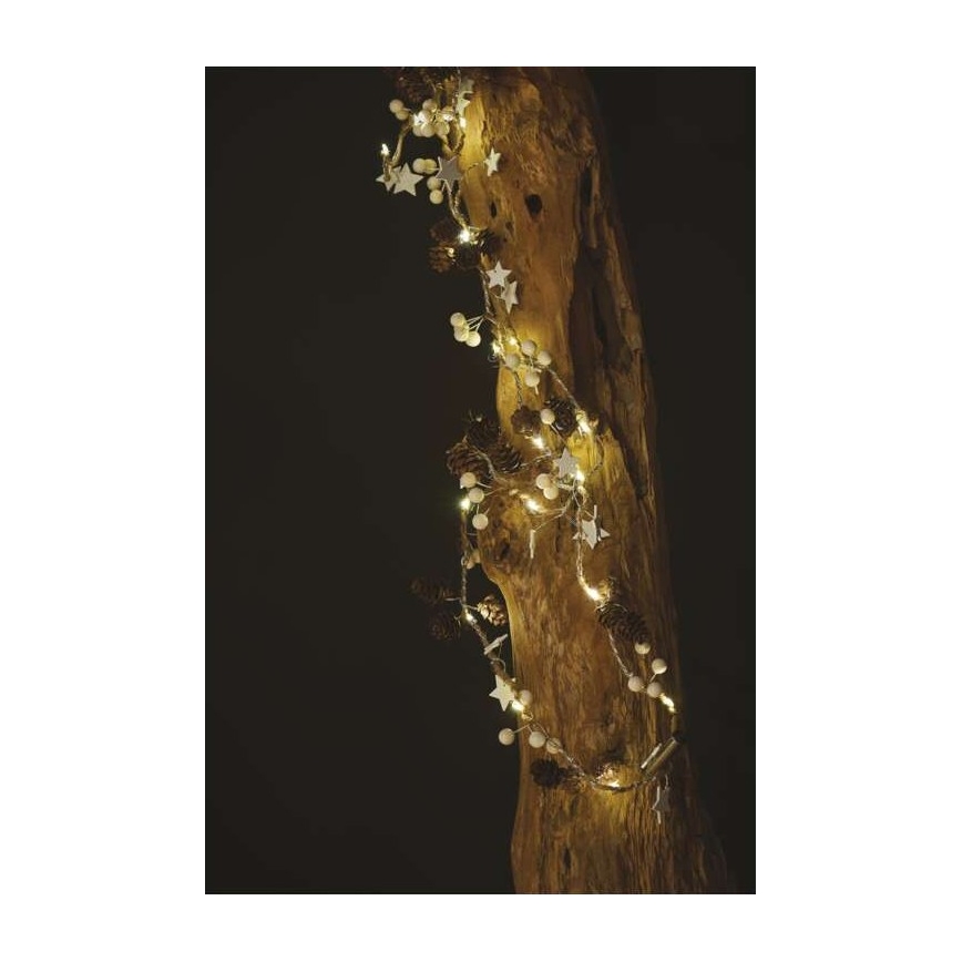 LED niz 20xLED/2xAA 2m