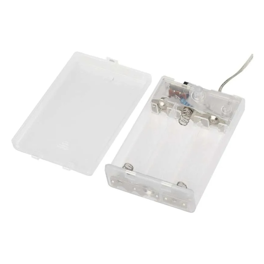 LED niz 40xLED/3xAA 1,5 m topla bela svetlost
