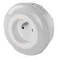 LED noćno svetlo sa senzorom i utičnicom LED/0,3W/230V