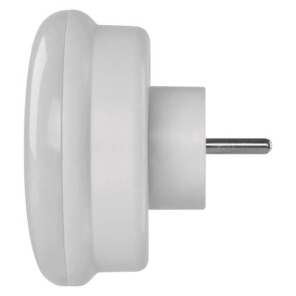 LED noćno svetlo sa senzorom i utičnicom LED/0,3W/230V