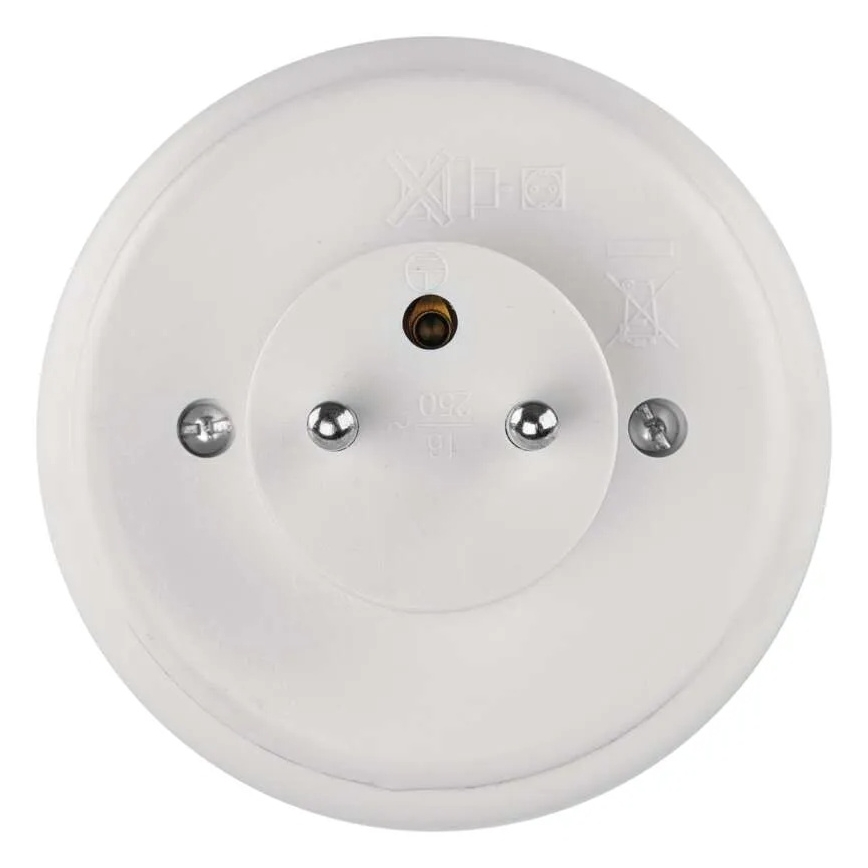 LED noćno svetlo sa senzorom i utičnicom LED/0,3W/230V