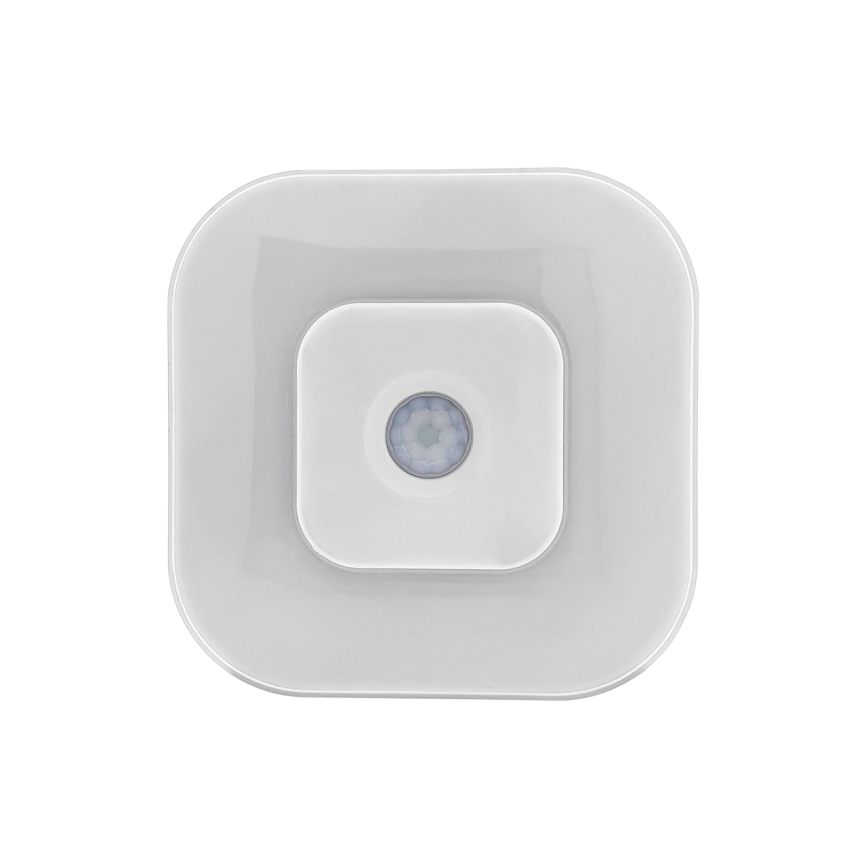 LED Noćno svetlo sa senzorom LED/0,5W/4,5V 3xAAA bela