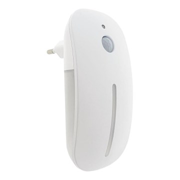 LED noćno svetlo sa senzorom LED/1W/230V belo