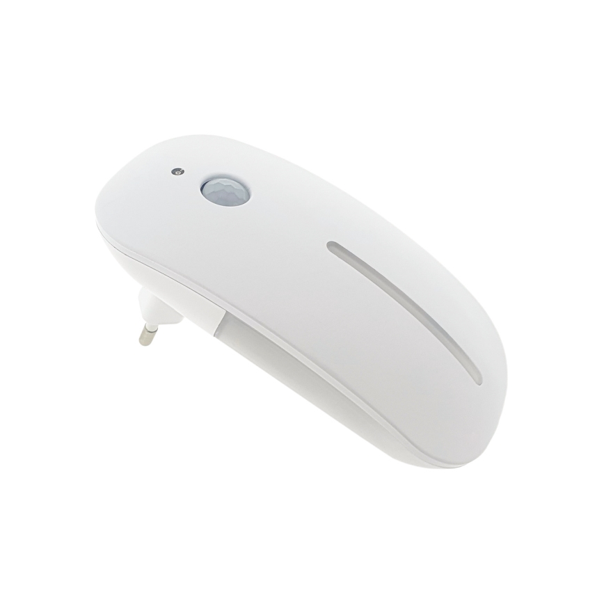 LED noćno svetlo sa senzorom LED/1W/230V belo