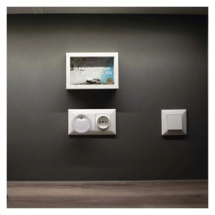 LED noćno svetlo sa senzorom sumraka LED/0,3W/230V
