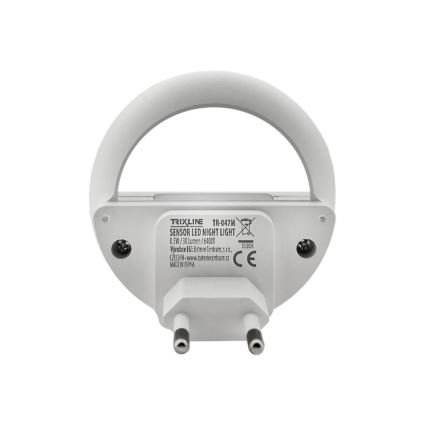 LED noćno svetlo sa senzorom sumraka LED/0,5W/230V belo