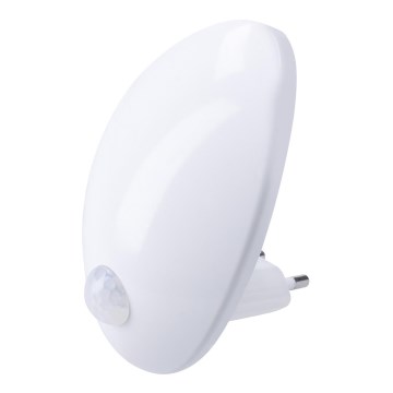 LED orijentaciono svetlo sa senzorom za utičnicu LED/0,7W/230V 3000K