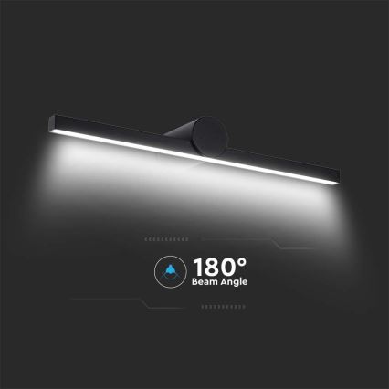 LED osvetljenje za kupatilo za ogledalo LED/10W/230V 3000K IP65 crno