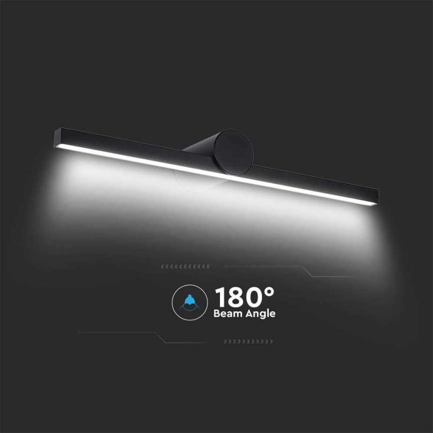 LED osvetljenje za kupatilo za ogledalo LED/10W/230V 3000K IP65 crno