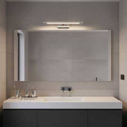 LED kupatilsko osvetljenje za ogledalo KLIMT LED/8W/230V 3000/4000/6000K 40 cm IP44 sjajni hrom