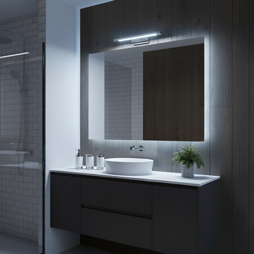 LED kupatilsko osvetljenje za ogledalo KLIMT LED/8W/230V 3000/4000/6000K 40 cm IP44 sjajni hrom