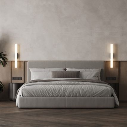 LED kupatilsko osvetljenje za ogledalo LINEA LED/12W/230V 3000/4000/6000K IP44 61 cm crna