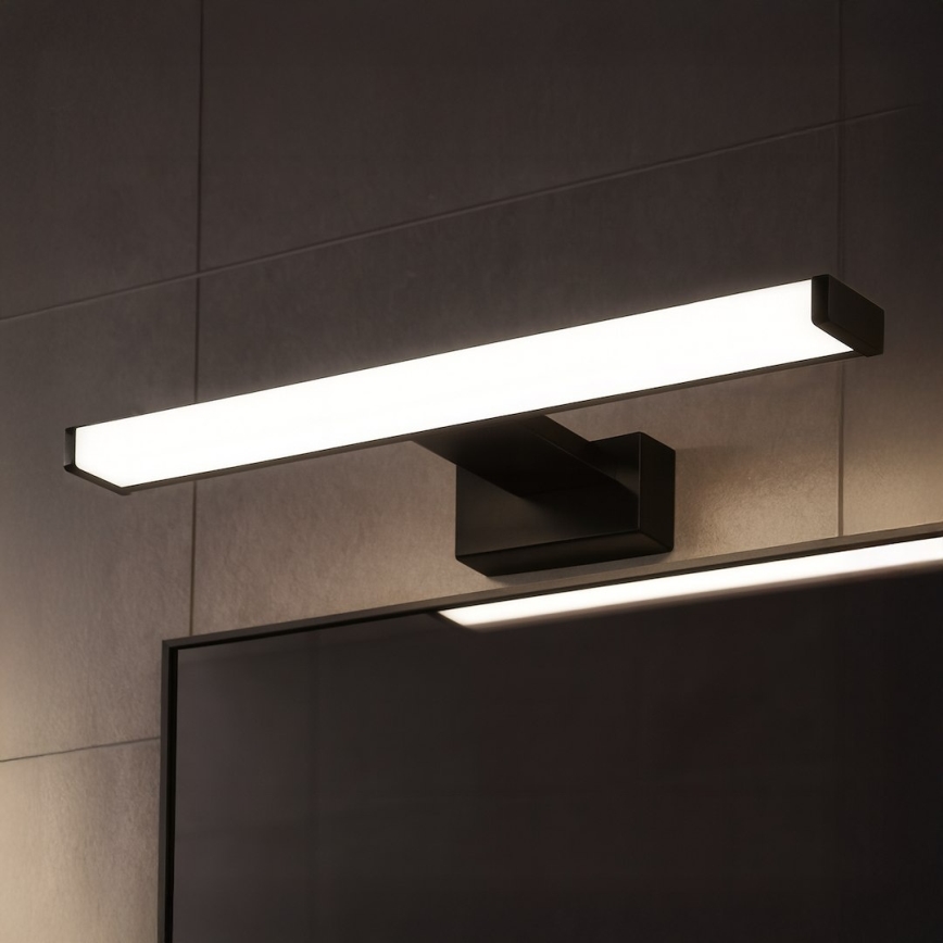 LED osvetljenje za kupatilsko ogledalo MIRORE LED/8W/230V 40 cm IP44 crna