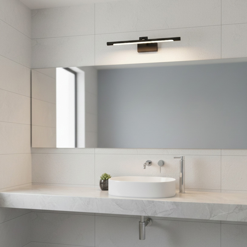 LED osvetljenje za kupatilsko ogledalo MIRROR LED/6W/230V 4000K IP44 40 cm crna