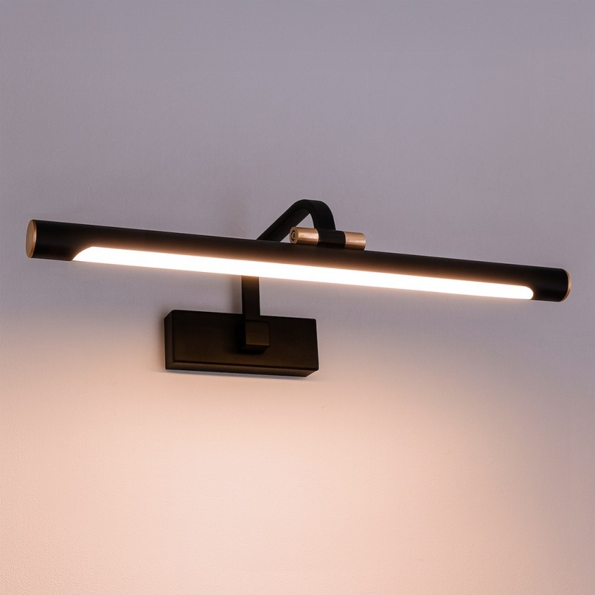 LED osvetljenje za kupatilsko ogledalo VINCI LED/15W/230V 60 cm IP44 crna