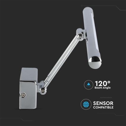 LED osvetljenje za ogledalo LED/13W/230V 3000K 64cm hrom
