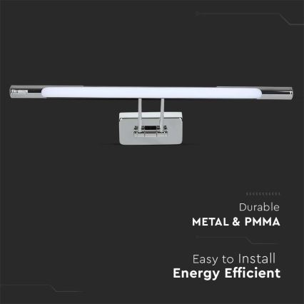 LED osvetljenje za ogledalo LED/13W/230V 3000K 64cm hrom
