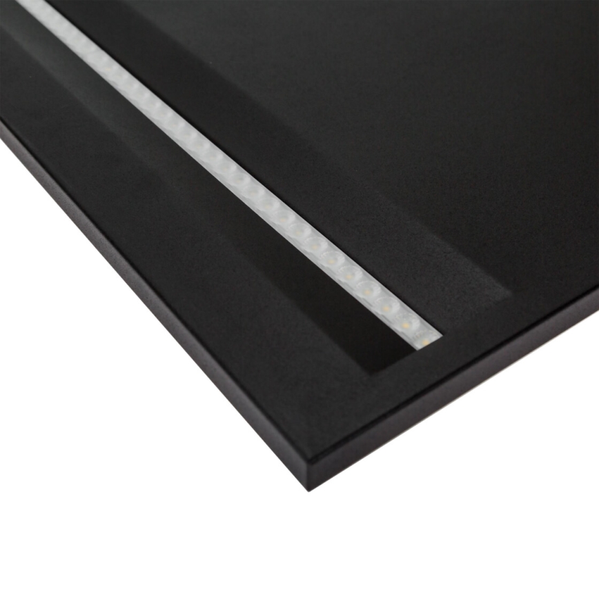 LED panel ALGINE LED/44W/230V 60x60 cm 4000K UGR16 crna