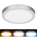 LED panel za nadgradnu/ugradnu montažu 2u1 24W/230V 3000/4000/6000K prečnika 30 cm IP54 srebrni