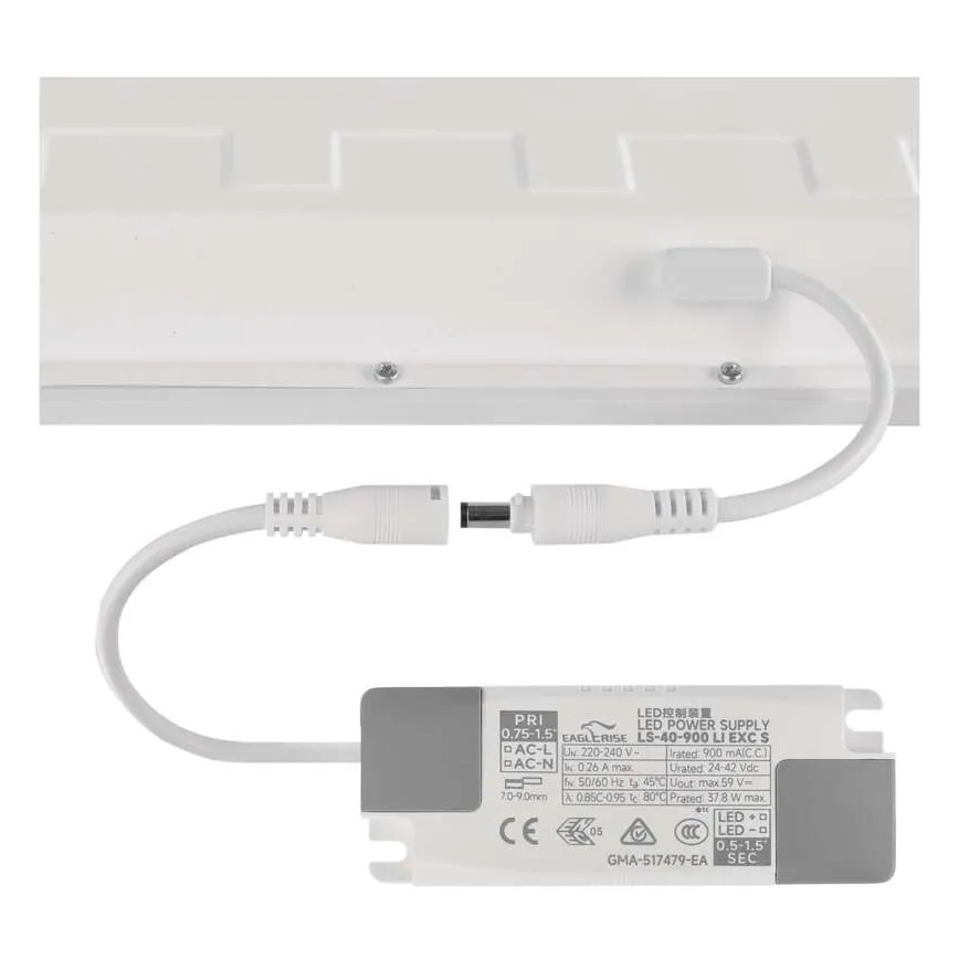 LED panel za spušteni plafon DIXXO LED/36W/230V 4000K UGR19 60x60 cm bela