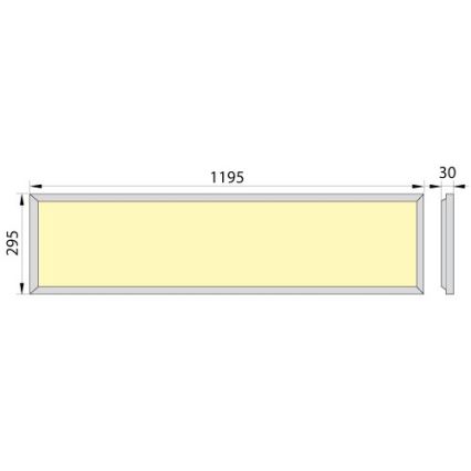 LED panel za spušteni plafon OREGA PLUS 120 LED/50W/230V 4000K IP40
