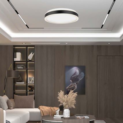 LED Plafonjera LED/24W/230V 4000K pr. 45 cm crno