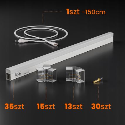LED stropna svetiljka HEXAGON LED/350W/85-265V 4000K 313x298 cm CRI 90 IP44 bela
