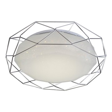 LED plafonjera SVEN LED/24W/230V, prečnik 43 cm, sjajni hrom