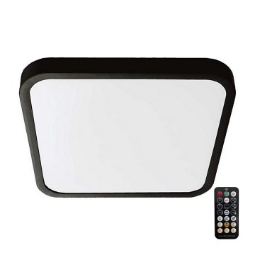 LED plafonjera za kupatilo sa senzorom SAMSUNG čip LED/18W/230V IP44 4000K 29x29 cm crna + daljinski upravljač
