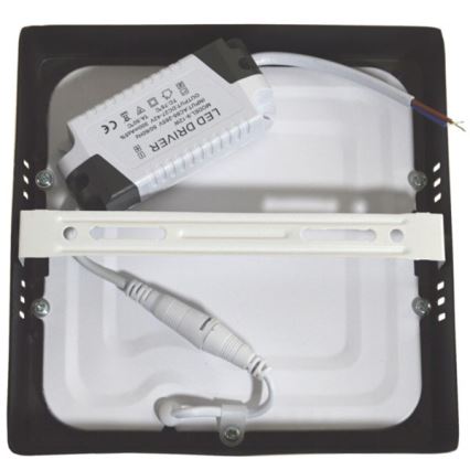 LED plafonska lampa GERRY LED/12W/230V 4000K crna